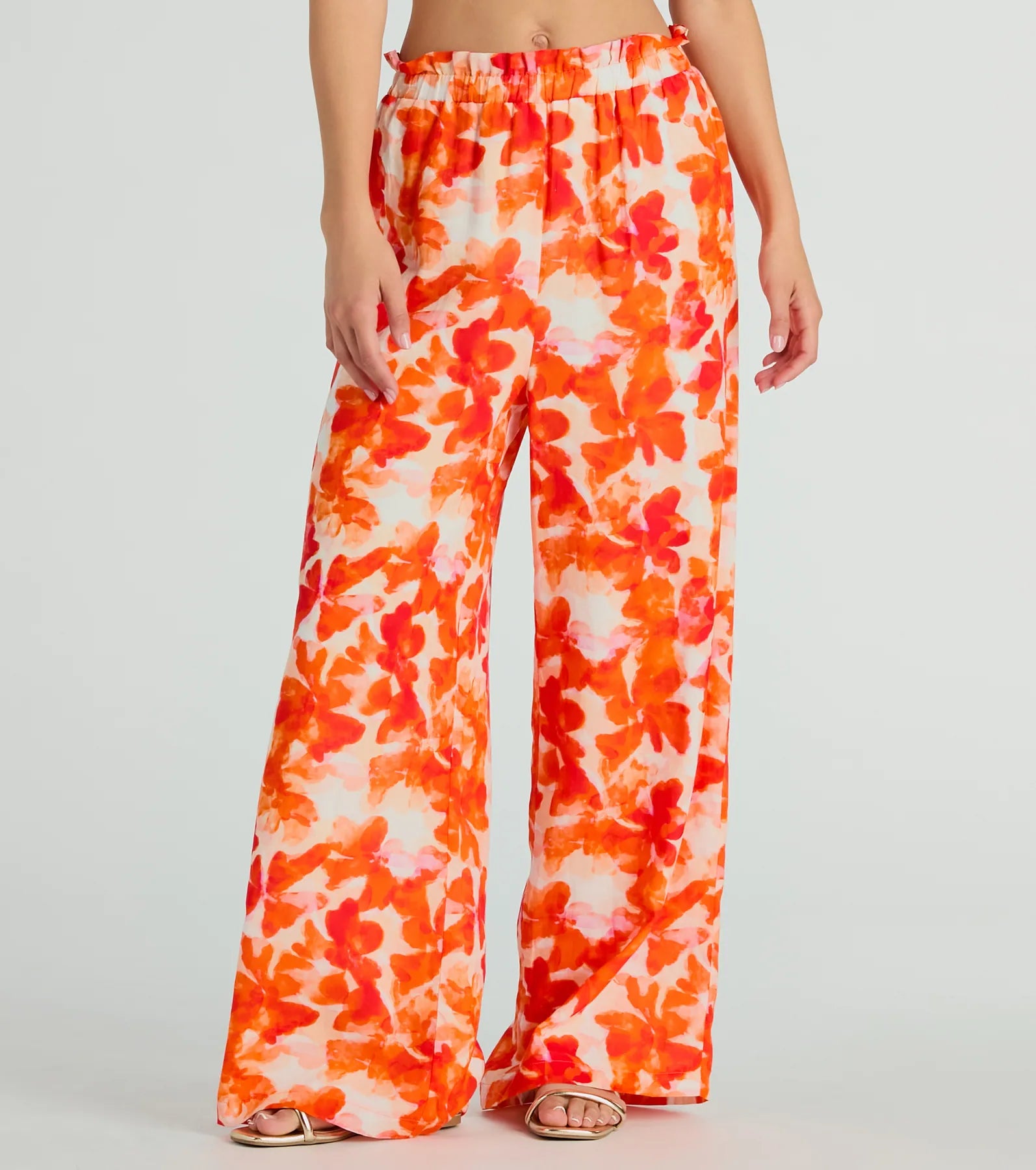 Make Some Noise Printed Palazzo Pants